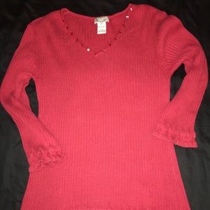 Red sweater
